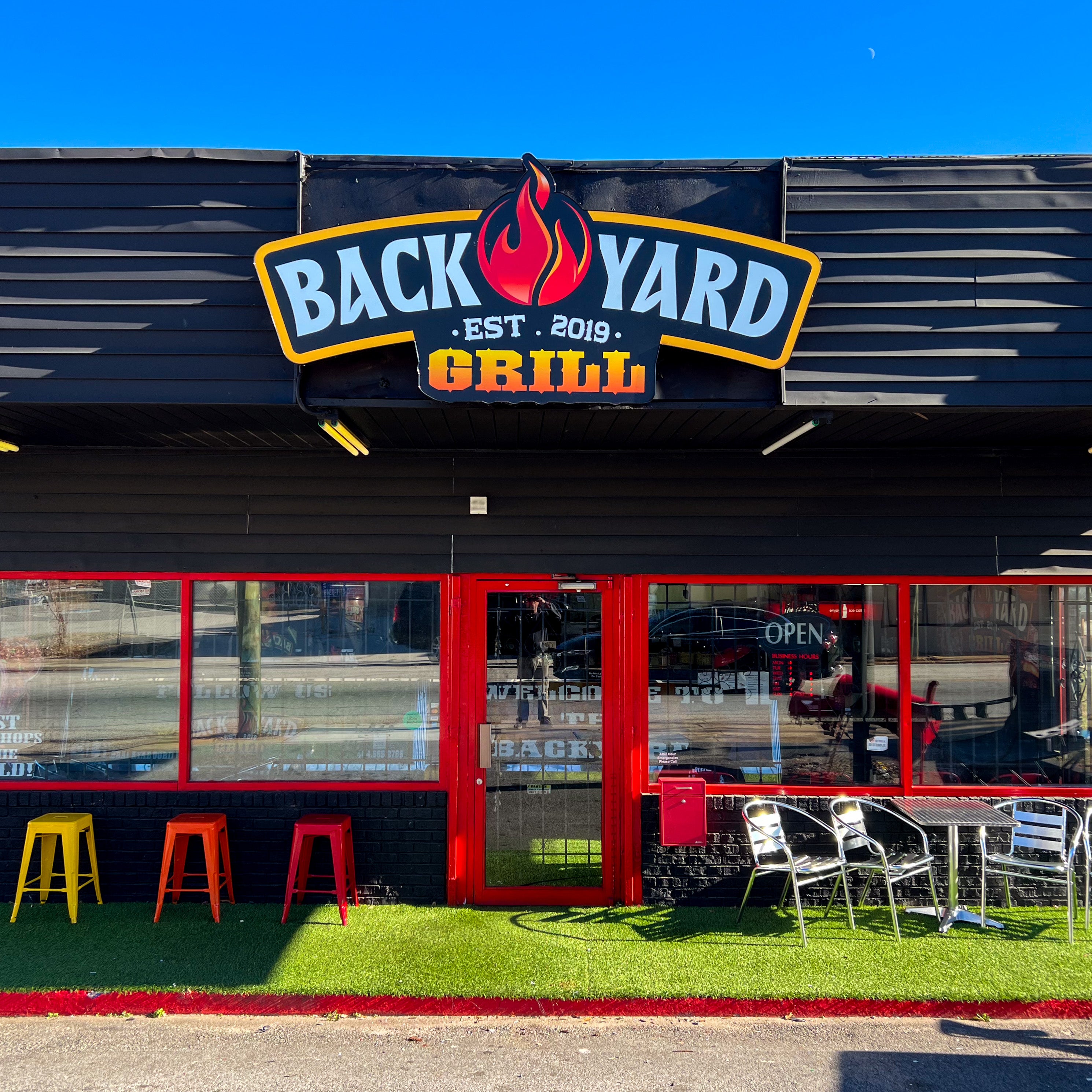 BACKYARD GRILL COULD SIGNS 