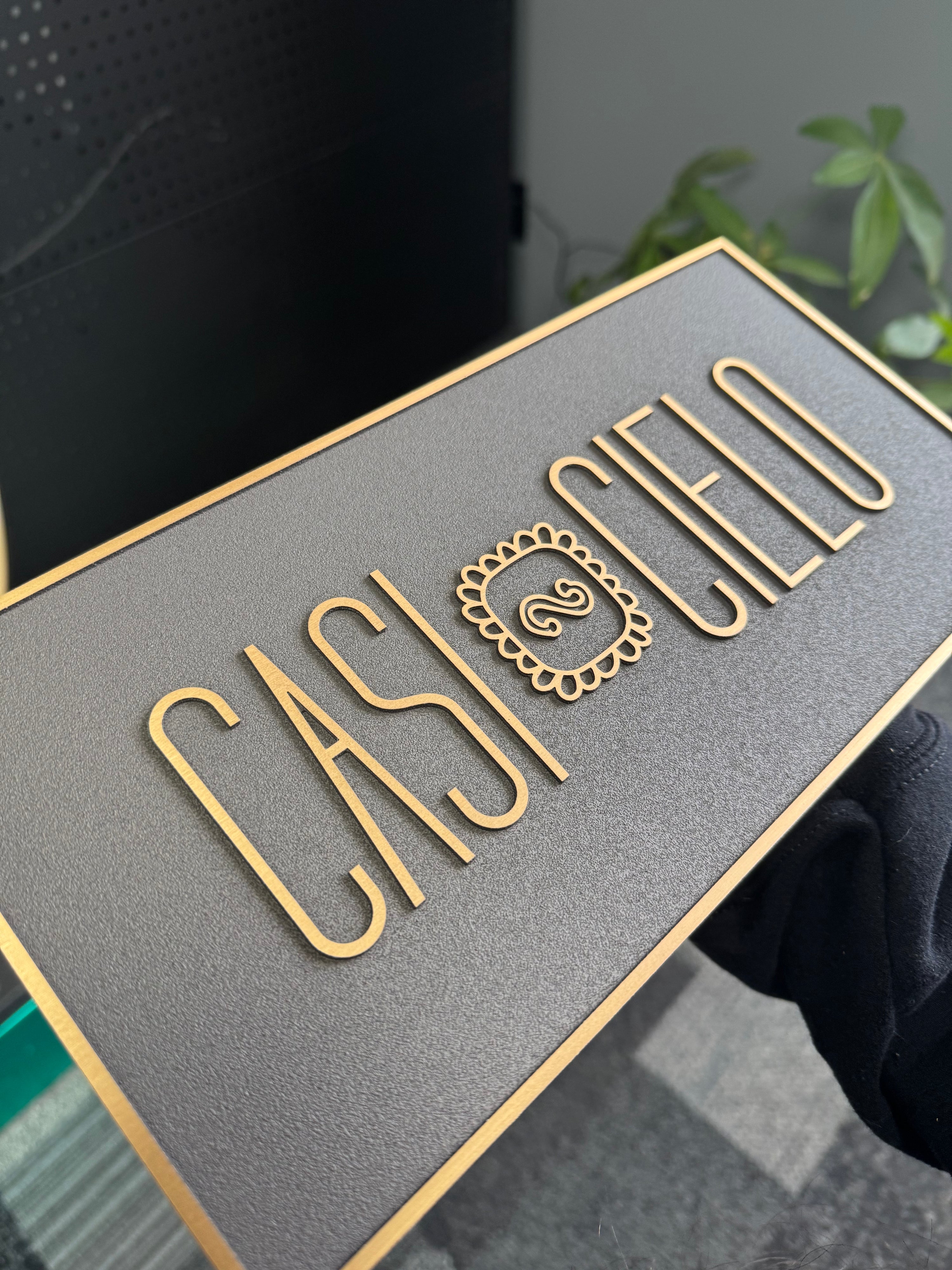 CASI CIELO CAST BRONZE WALL PLAQUE