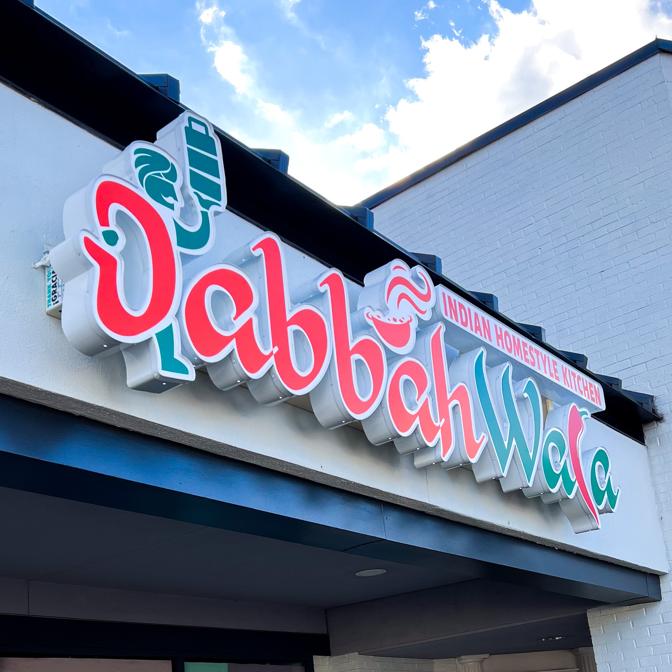 CHANNEL LETTER ON RACEWAY DABBAH WALA SIGN 