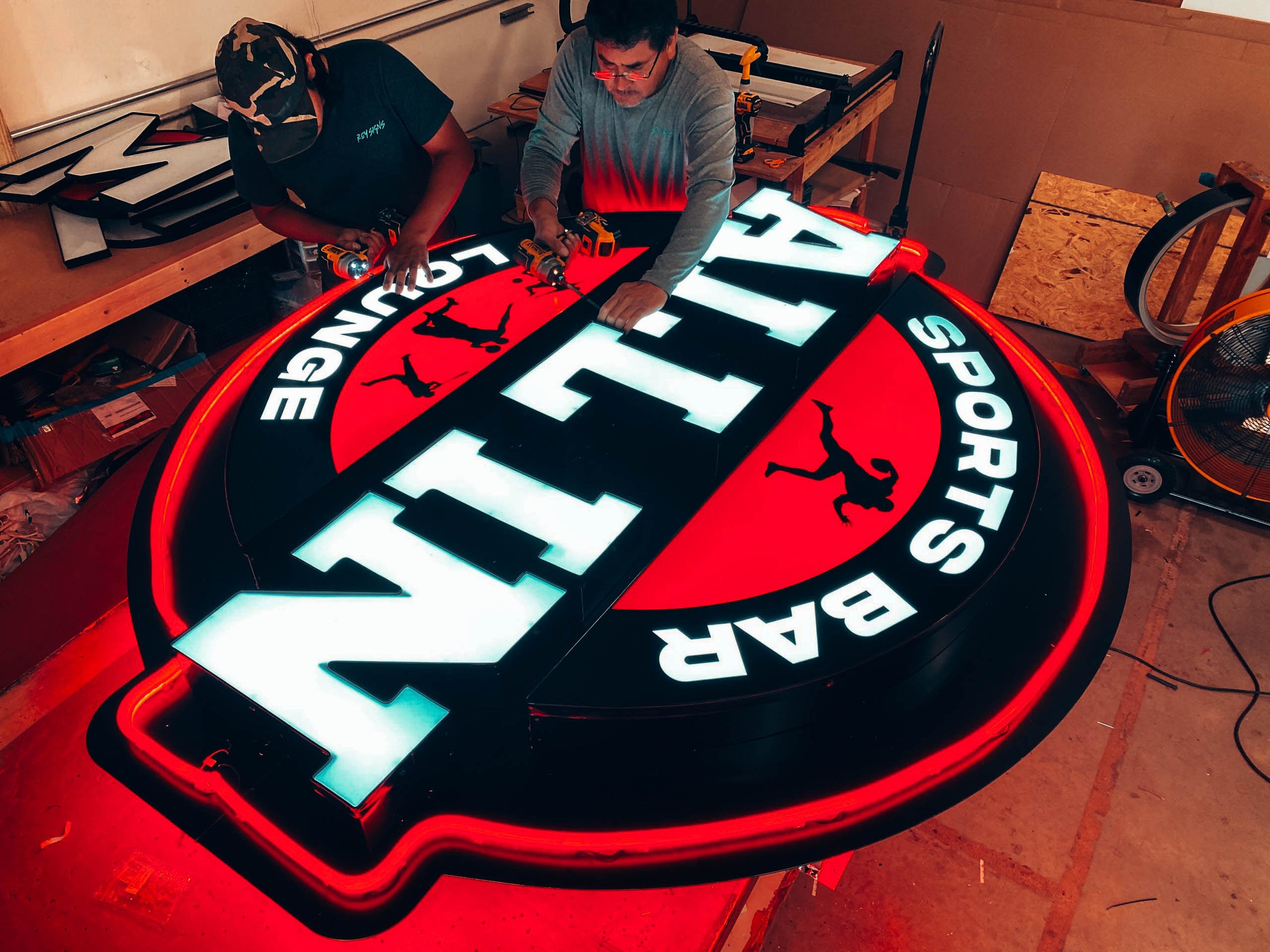 Gwinnett county best storefront signs, car wrap, sign installation sign shop - rey signs-LED channel letter signs- RGB backlit signs-cloud signs-backlit signs