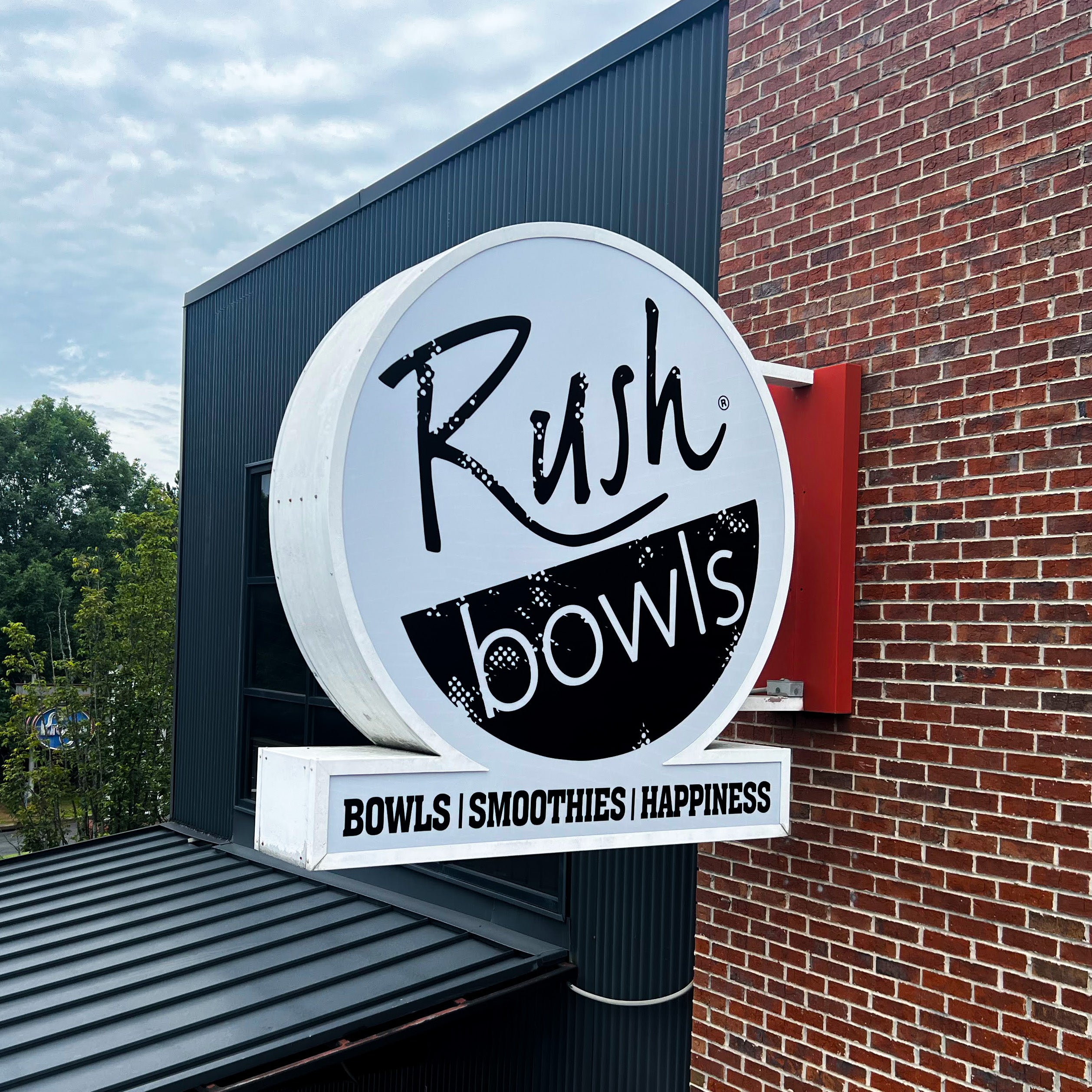 RUSH BOWLS ATL DOUBLE SIDED BLADE SIGNS