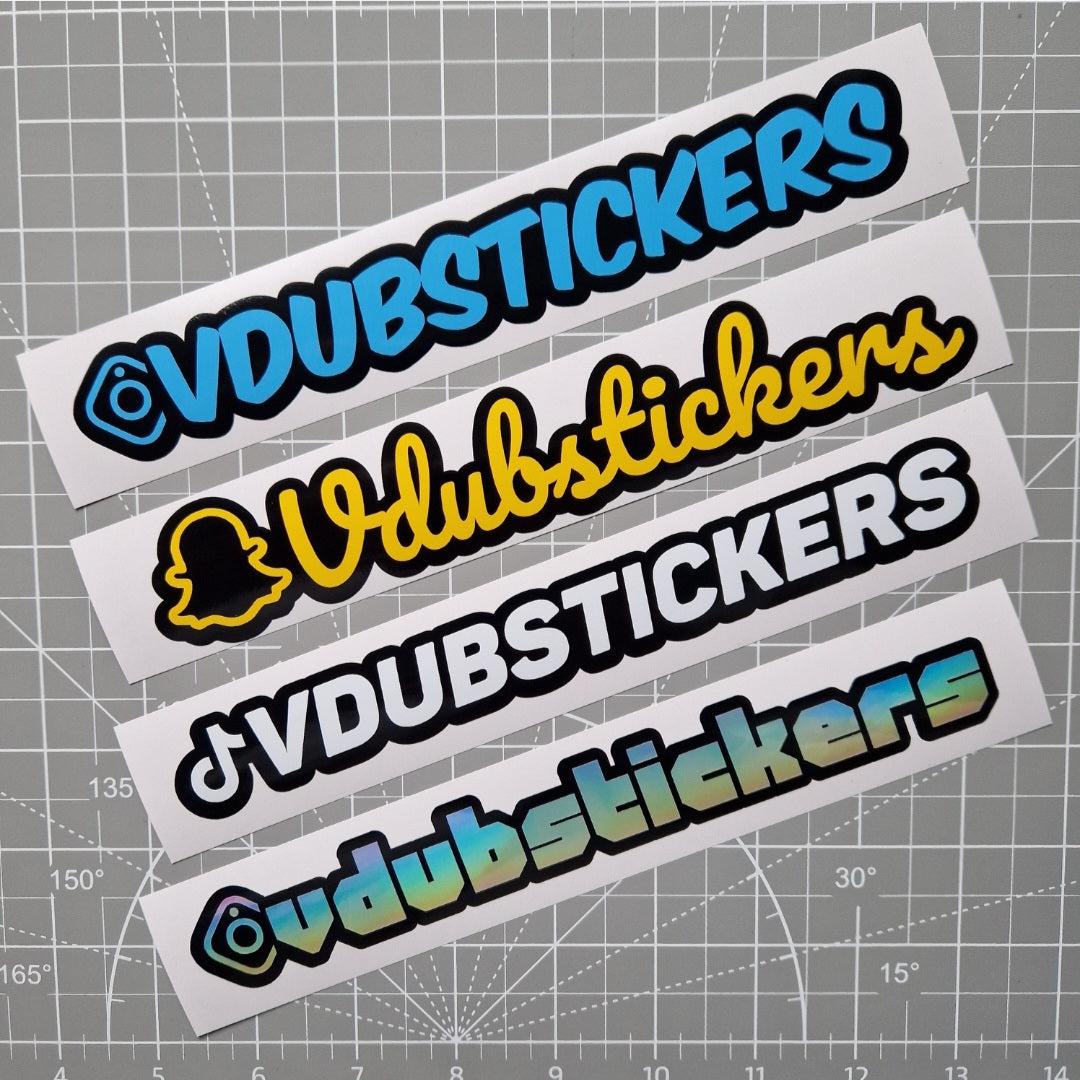 MATTE SOCIAL MEDIA STICKERS